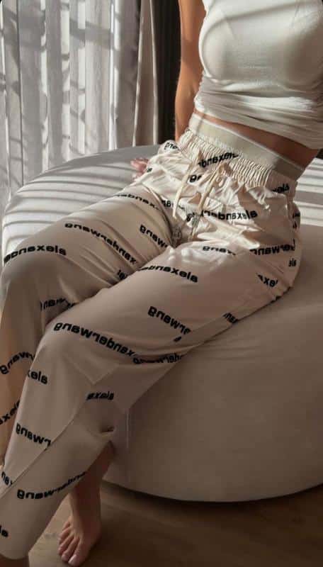 PANTALON ALEXANDER WANG PRETINA NUDE