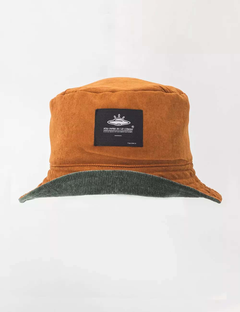 Fisher Hat duplex Mostaza + Chocolate Unisex - miniatura 3