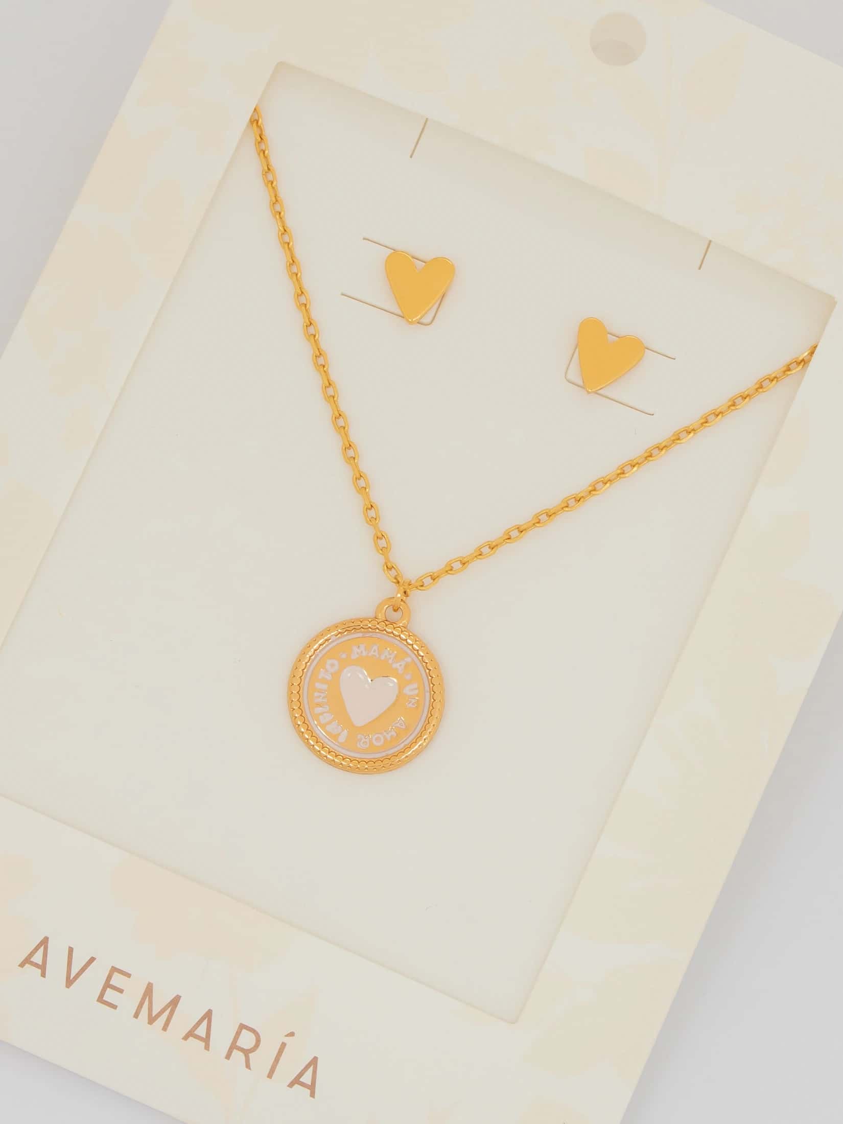 Collar Mamá Amor Infinito + Aretes