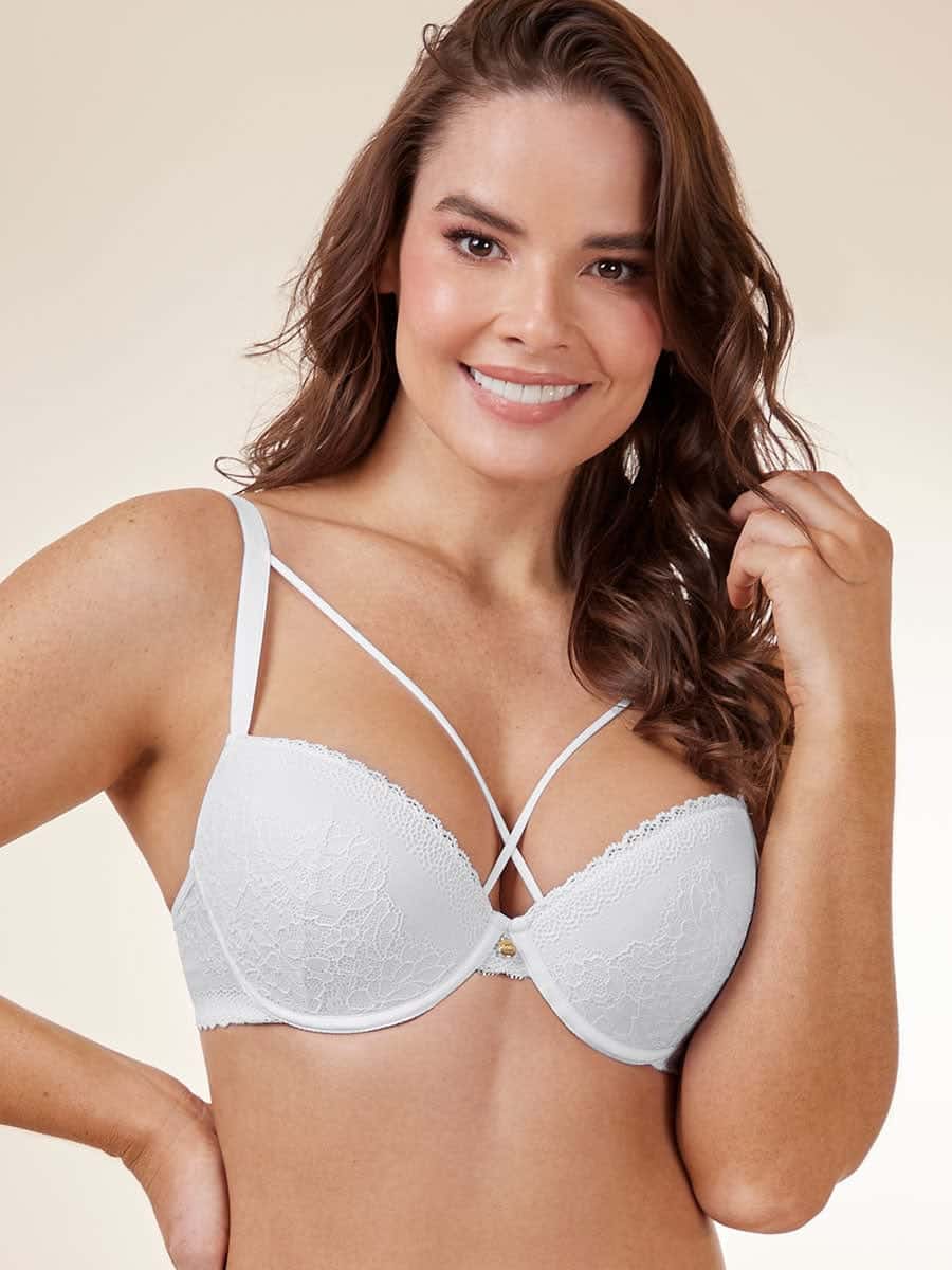 Brasier en Encaje Blanco