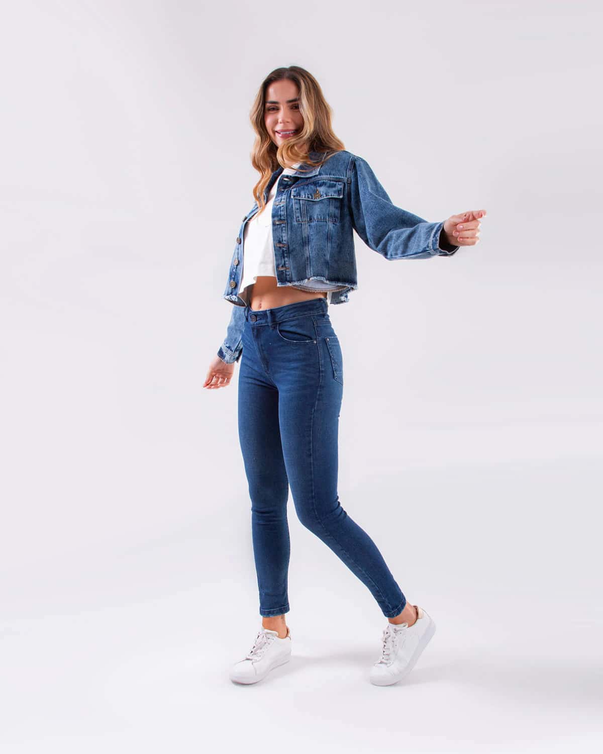Chaqueta denim para mujer