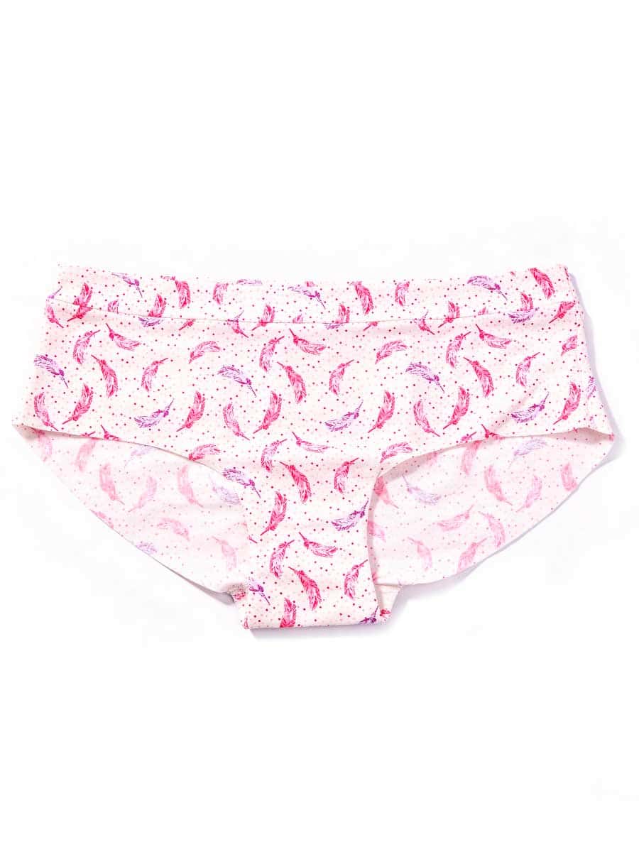 Cachetero Invisible Estampado Morado