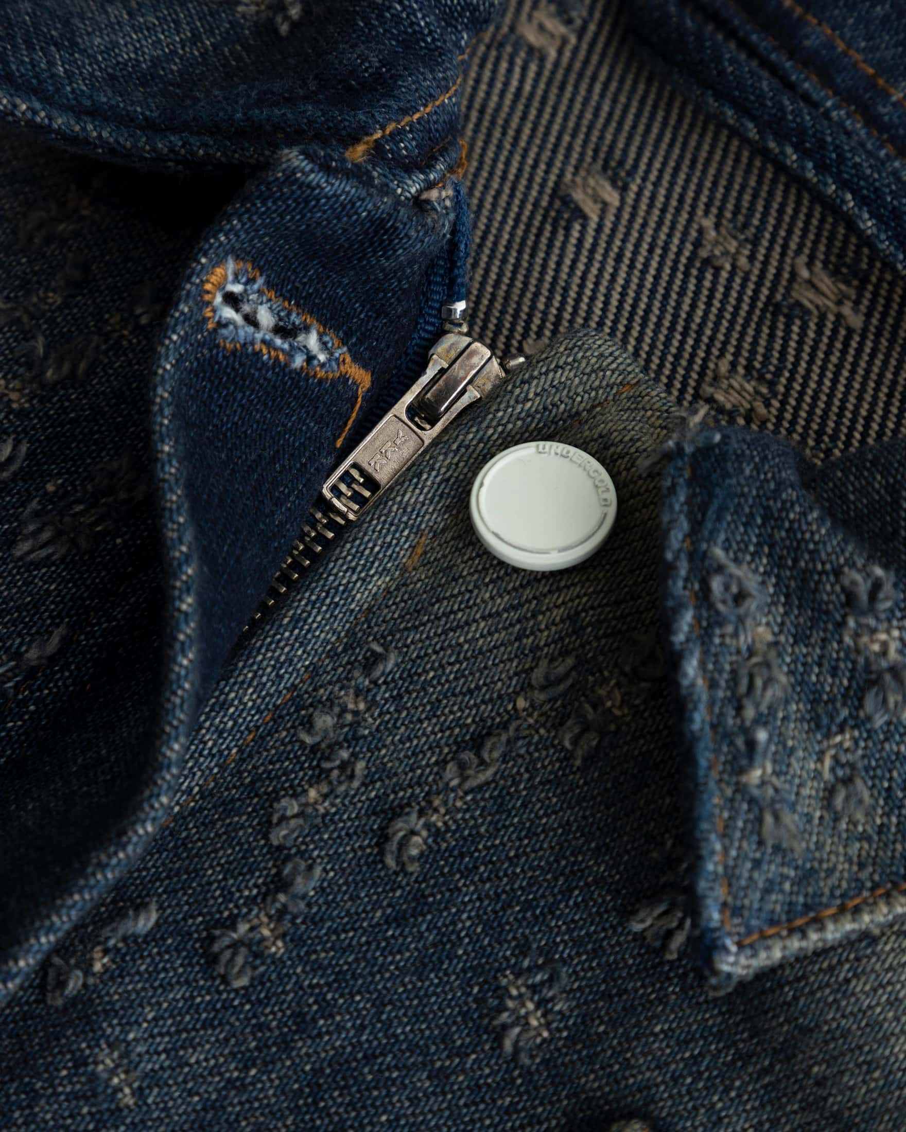 Agnus Dei Undrgld Ripped Jacket Dirty Blue - miniatura 6