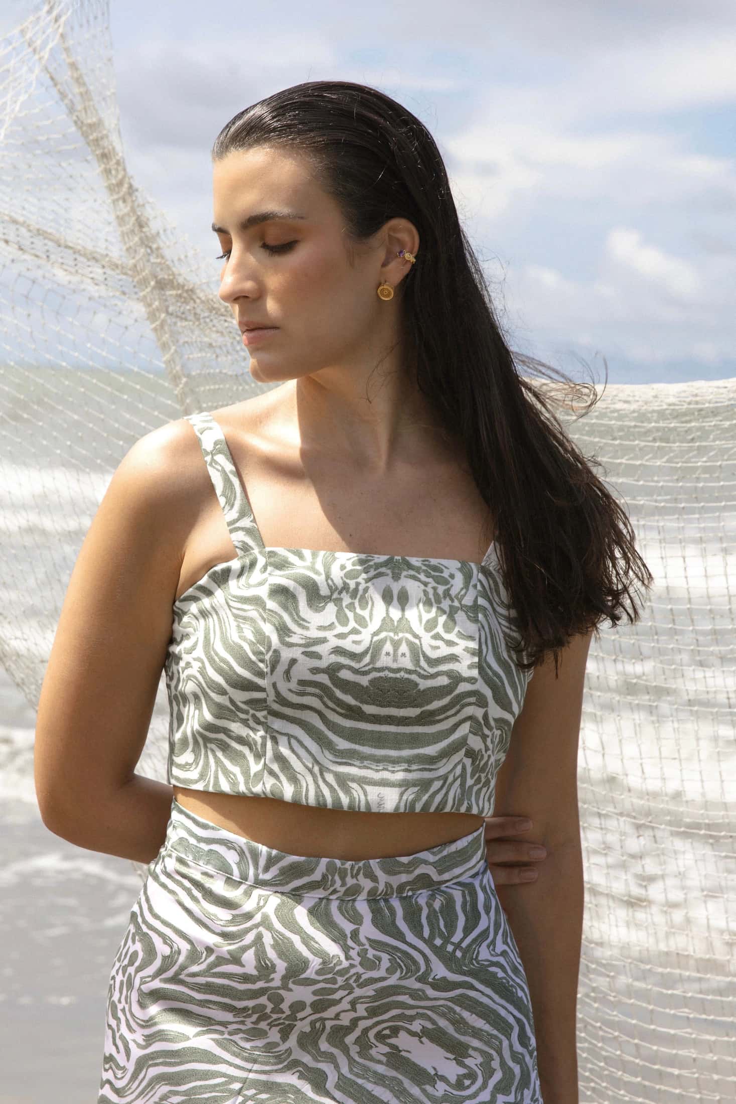 Melquiades Top | Green