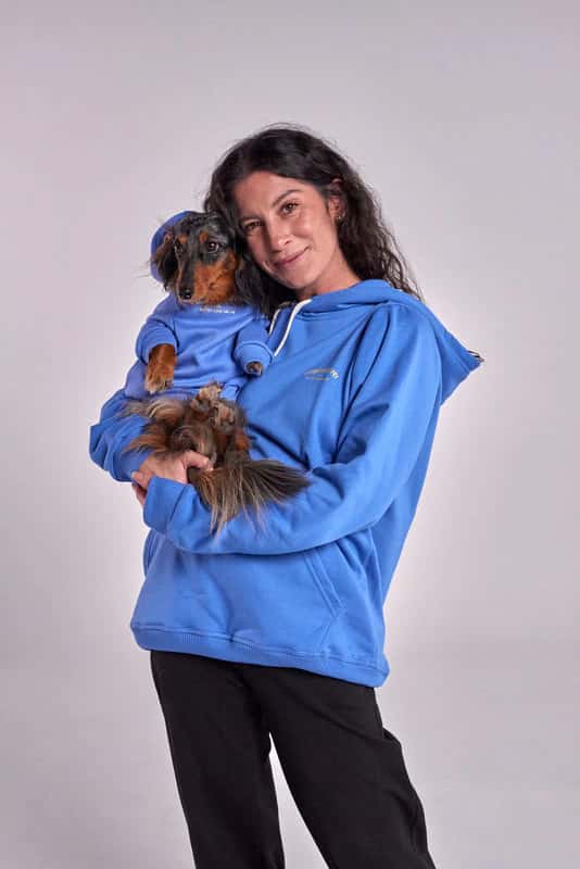 HOODIE AZUL UNISEX