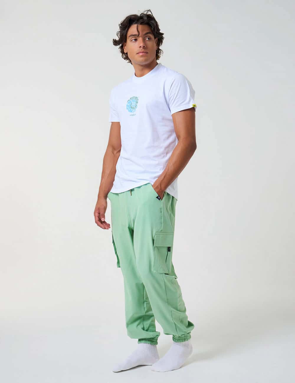 Pantalón Cargo Mycena verde menta Unisex