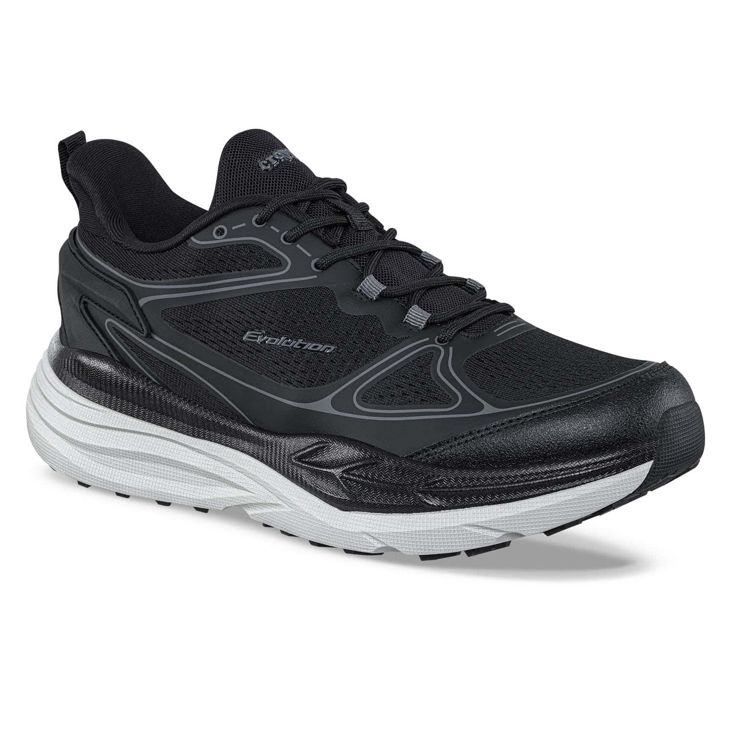 Tenis Running Meman Negro Croydon Para Hombre