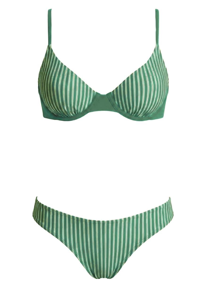 Maaji Eucalyptus Green Dainty Unmolded Underwire Bikini Top - miniatura 9