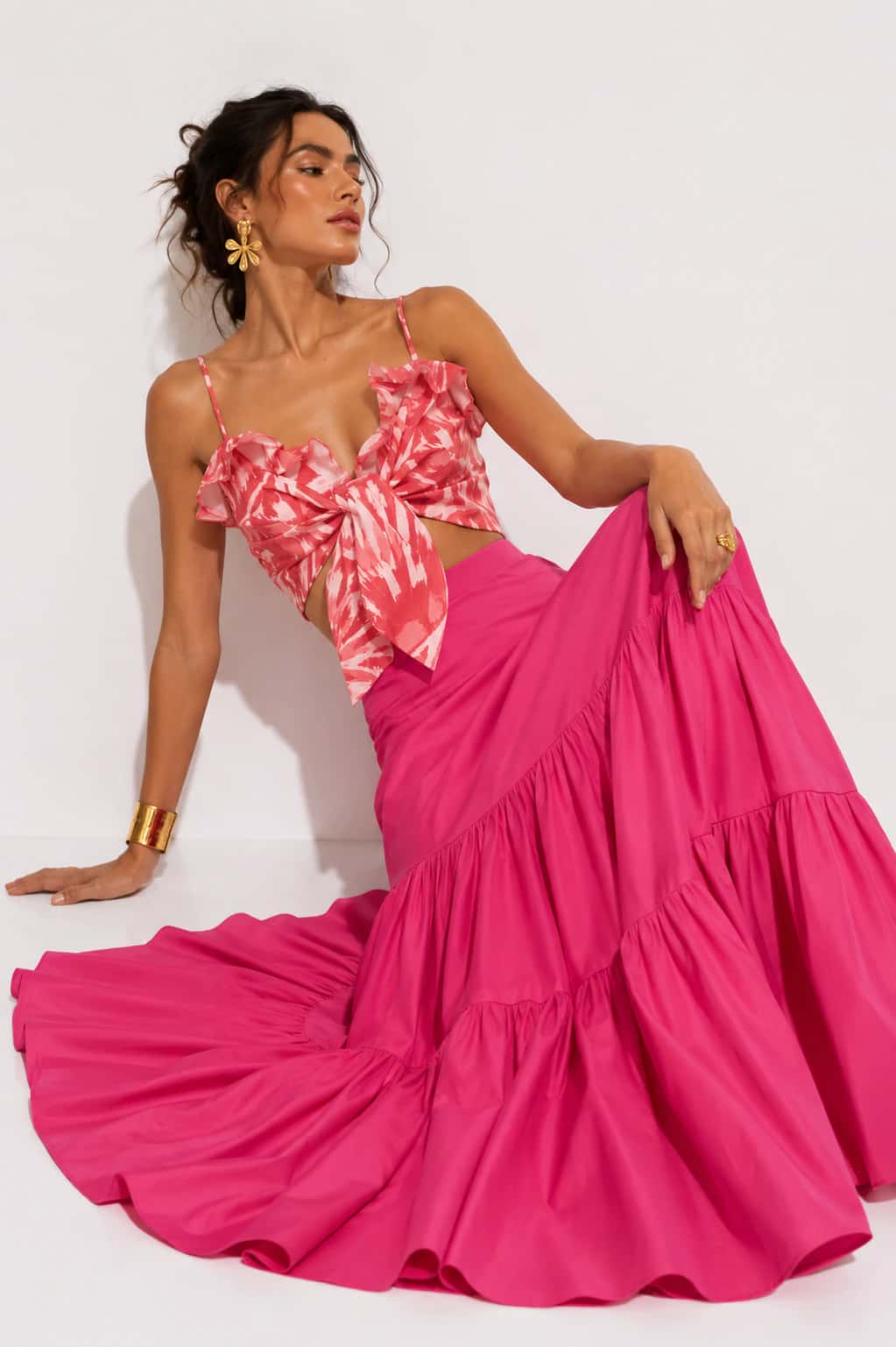 Top Farid Tortuga Carey Fucsia - miniatura 1