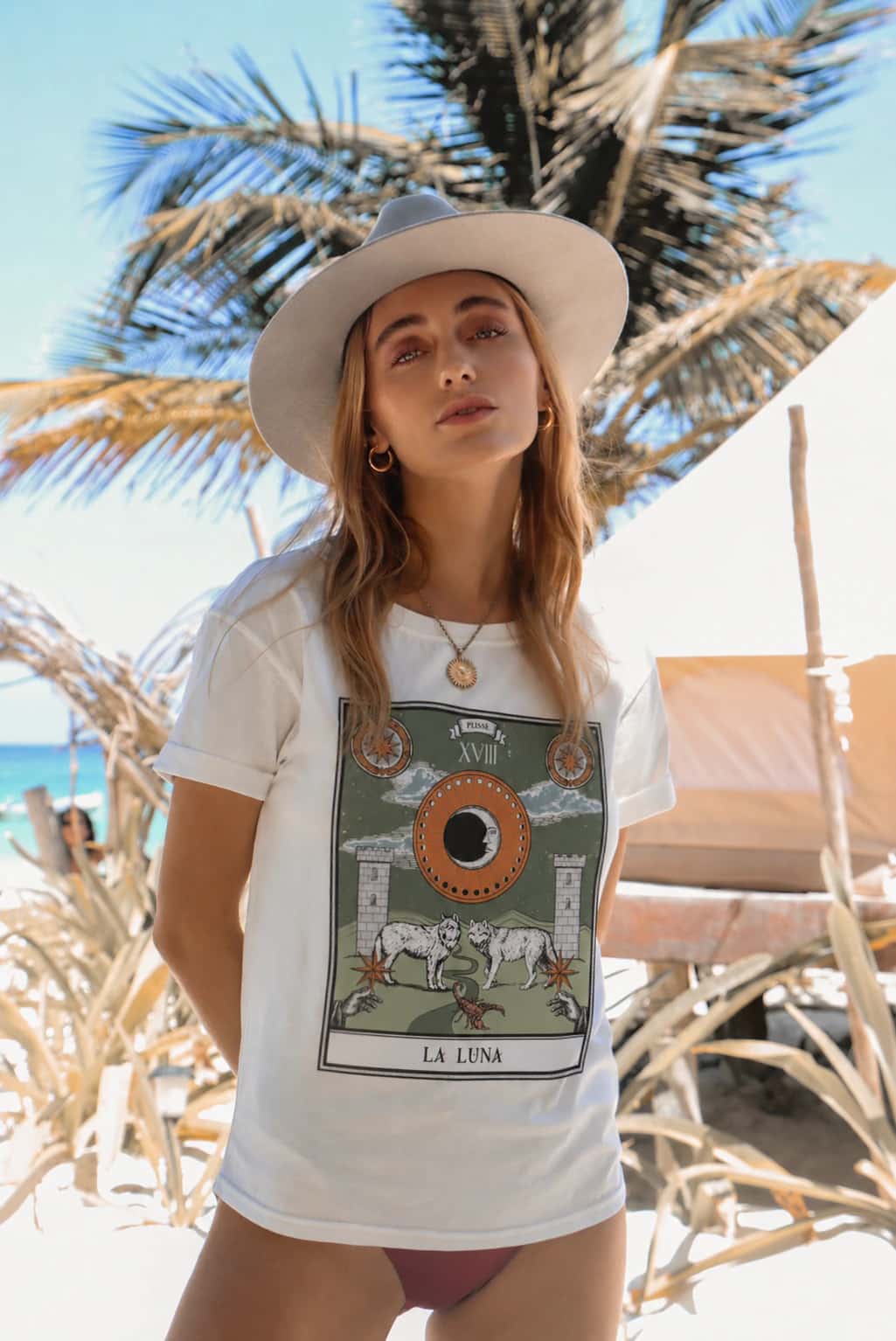 Camiseta La Luna, Blanca - miniatura 2