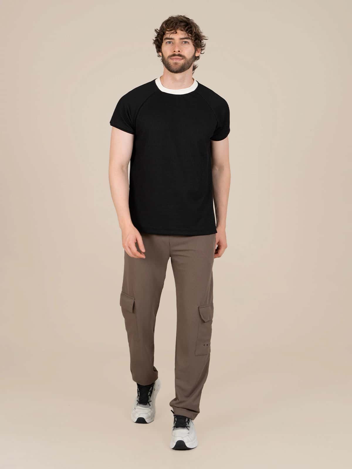 Camiseta hombre liam niza negro - miniatura 4