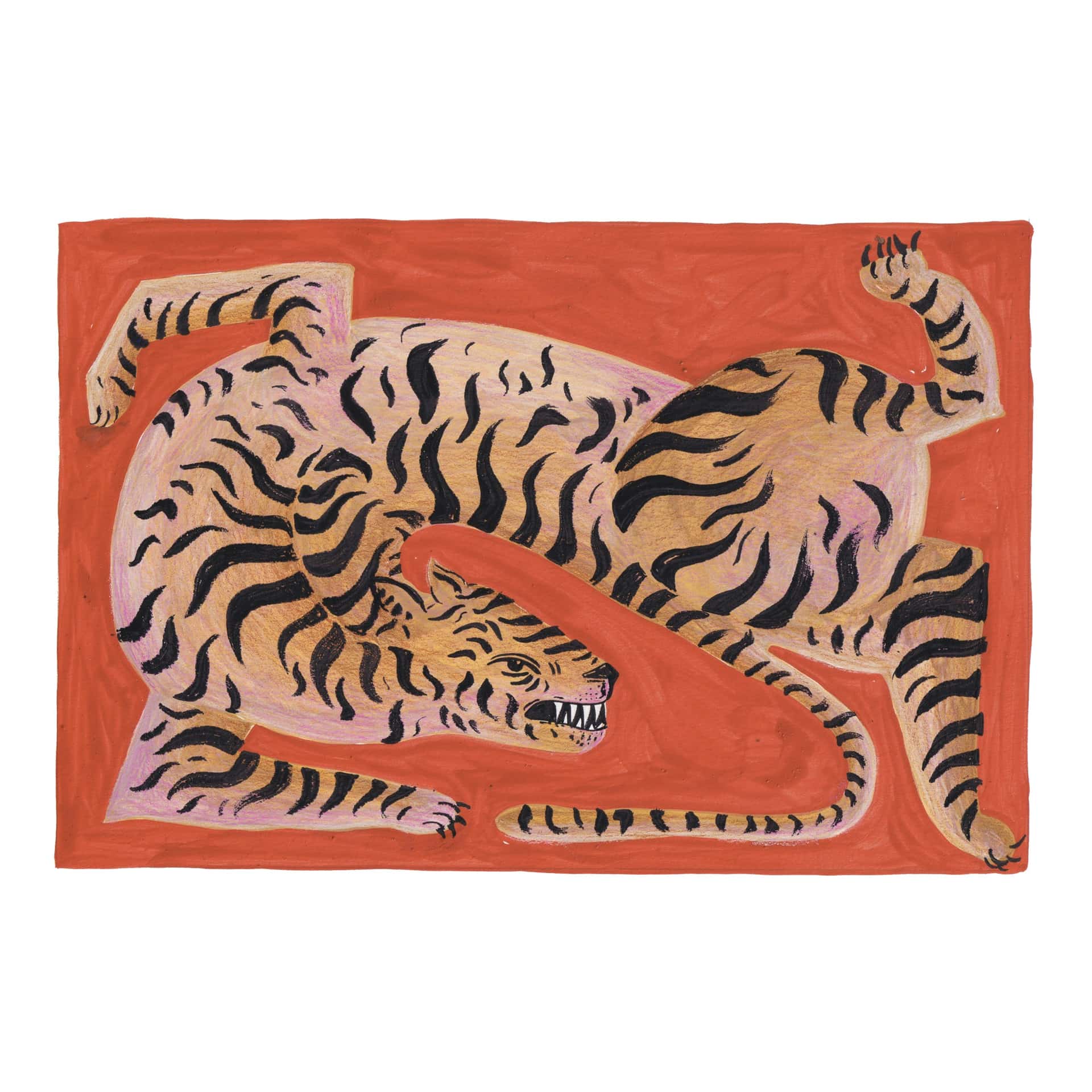 Tigre retorcido (70 x 48cm) * PREVENTA - miniatura 3