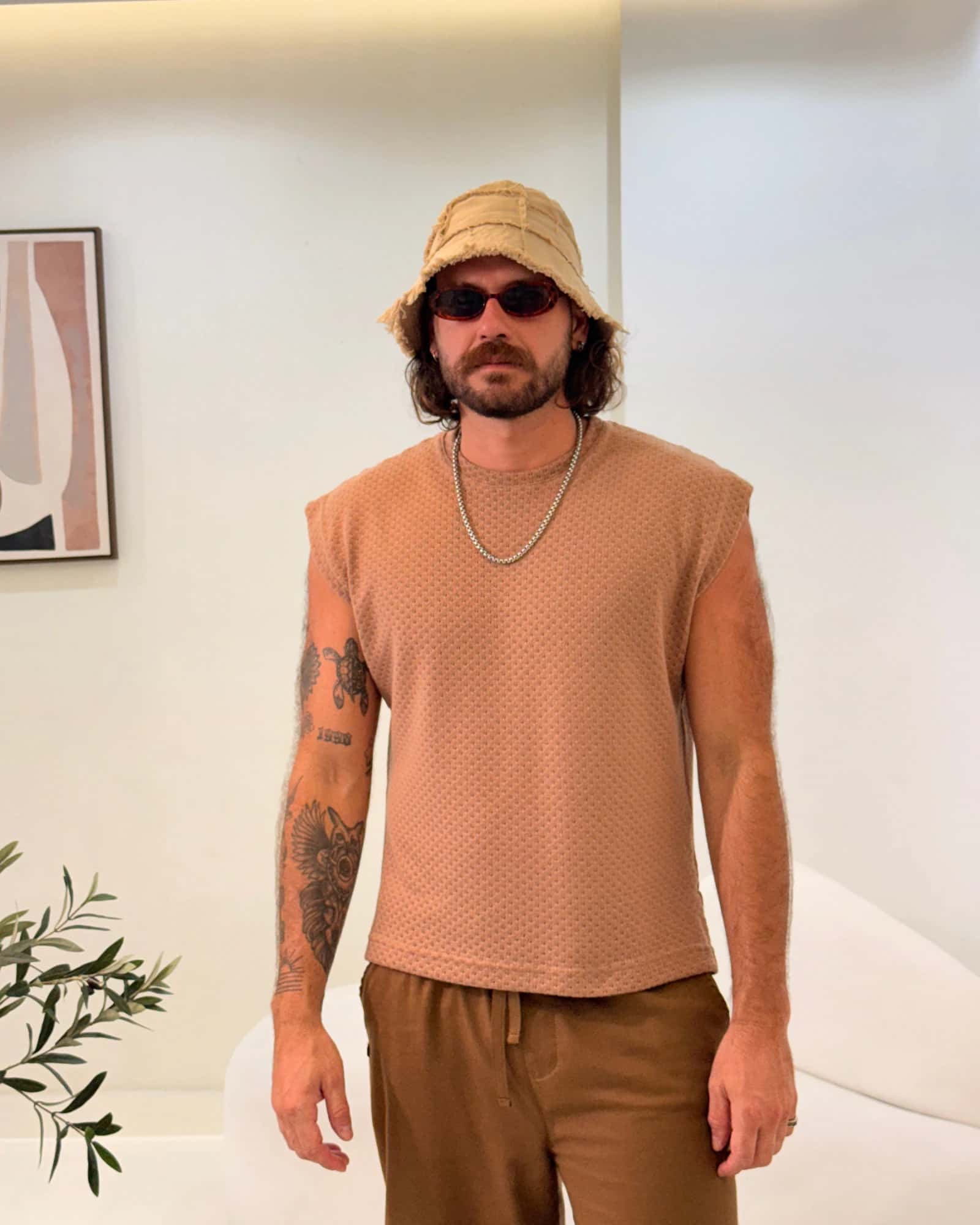 Camiseta cometa ocaso Brown