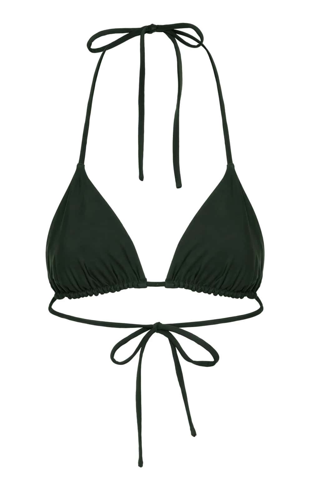 Gorgona Top / Dark Green & Brown