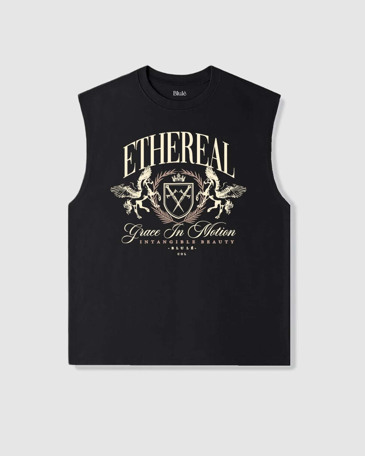 Oversized Sleeveless Ethereal Black
