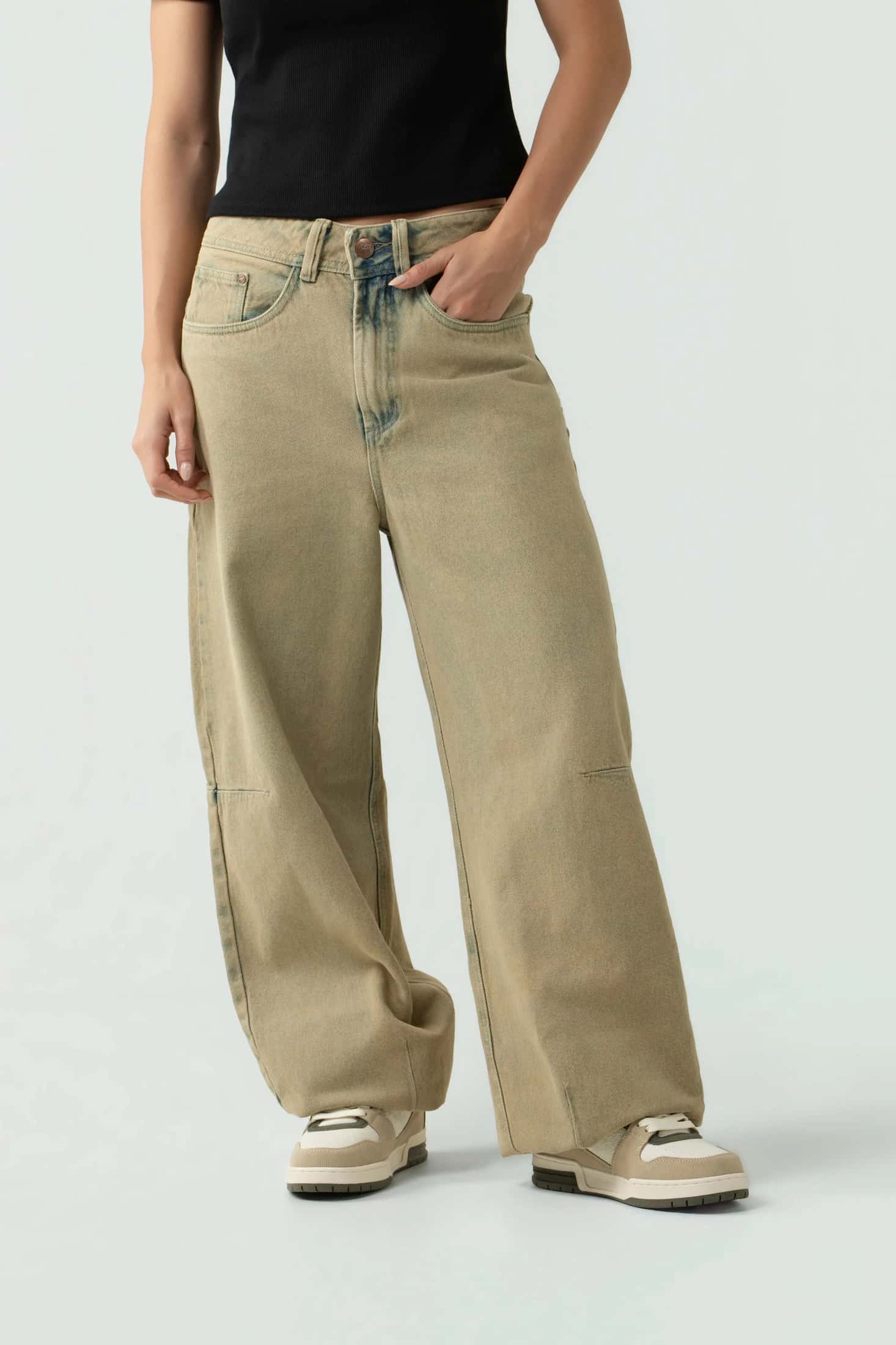 Jean QST Baggy Fit - Sand Beige - miniatura 4