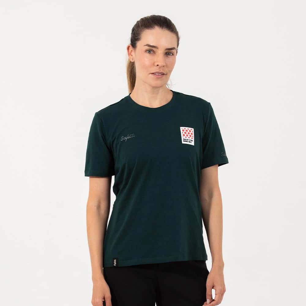 CAMISETA LIFESTYLE MANGA CORTA CAMPEON MONTAÑA PARA MUJER - miniatura 1