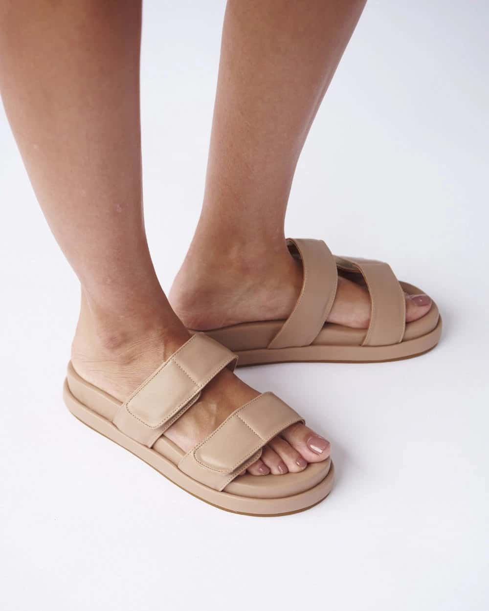 TORY NUDE SANDALS