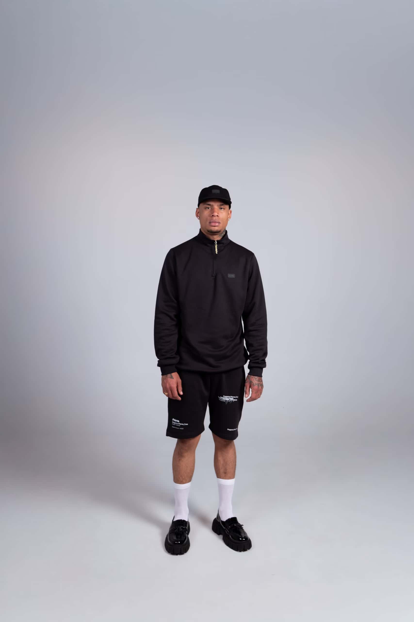 Hoodie Merci Negro Prisma - miniatura 1