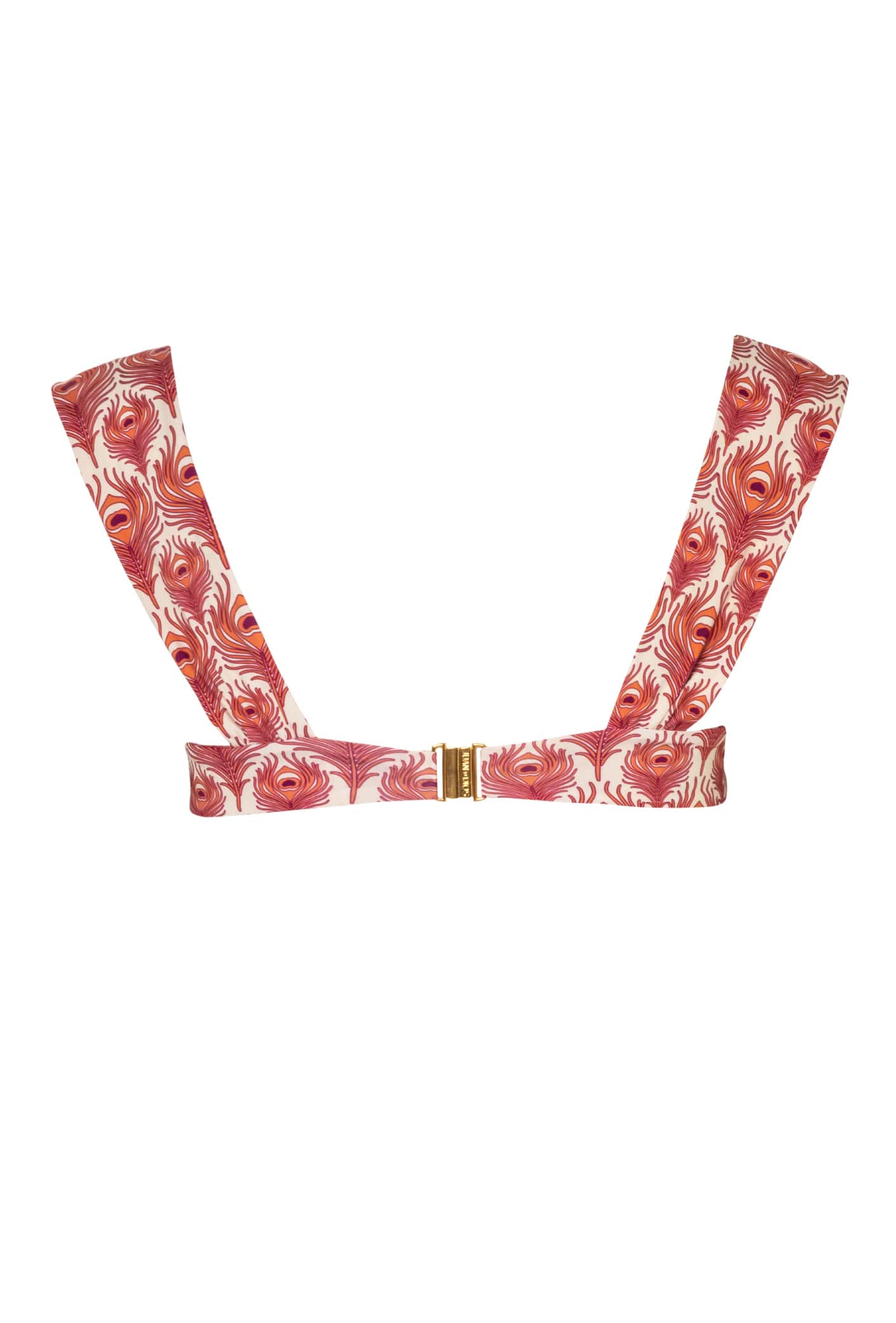 Sabina Top / Red Peacock Feathers - miniatura 3