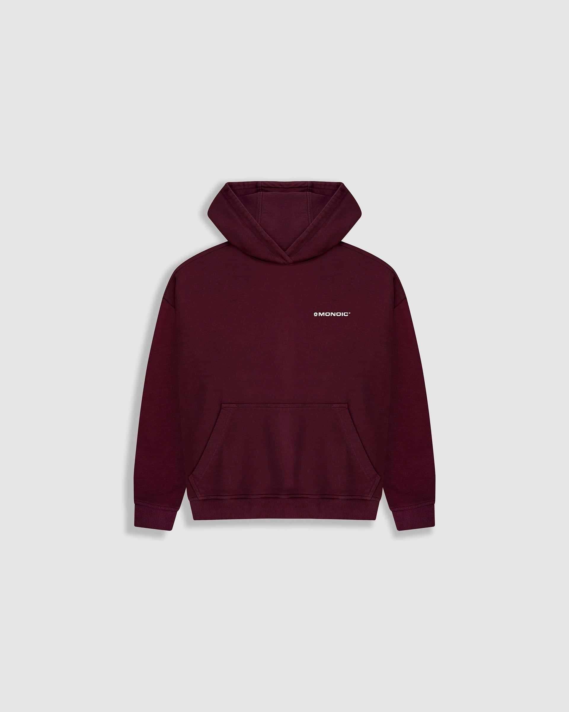 Hoodie Oversized Básico V3 - Burgundy