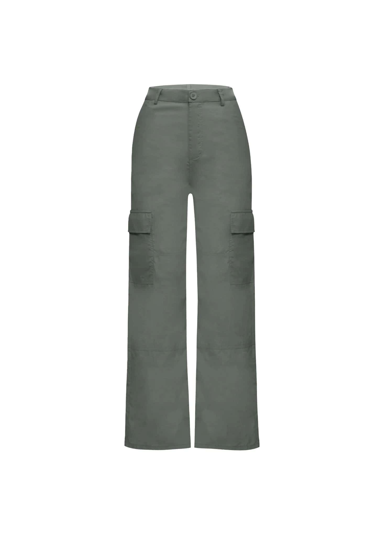 Pantalon cargo verde oliva