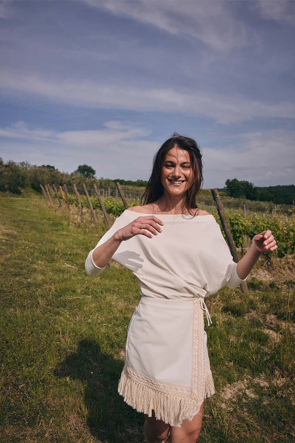 Blusa aluna natural