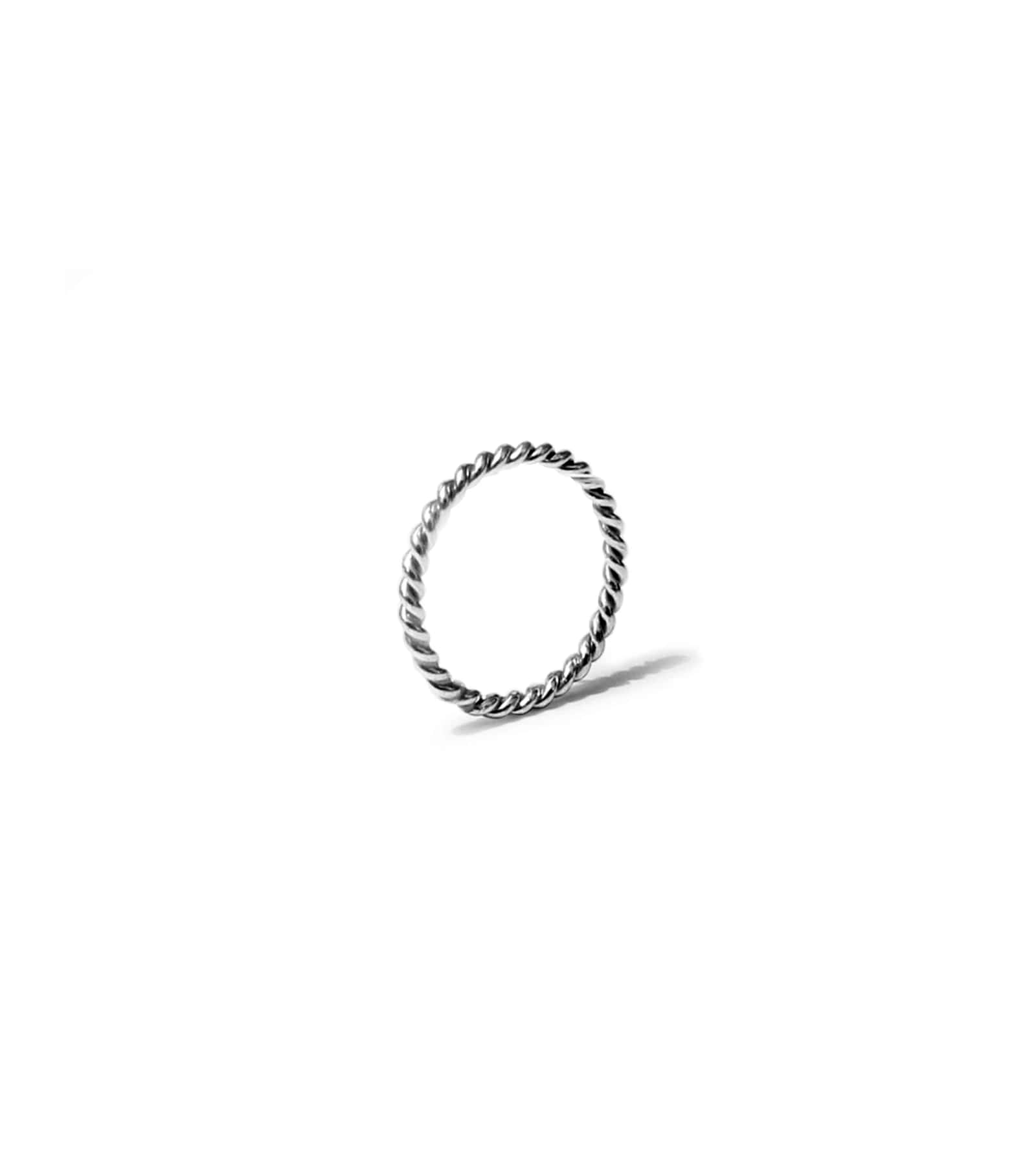 Anillo Trenza Oro 18K