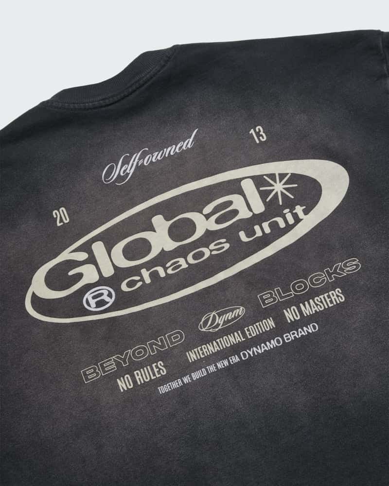 Camiseta Gris Boxy Self-Owned - miniatura 2