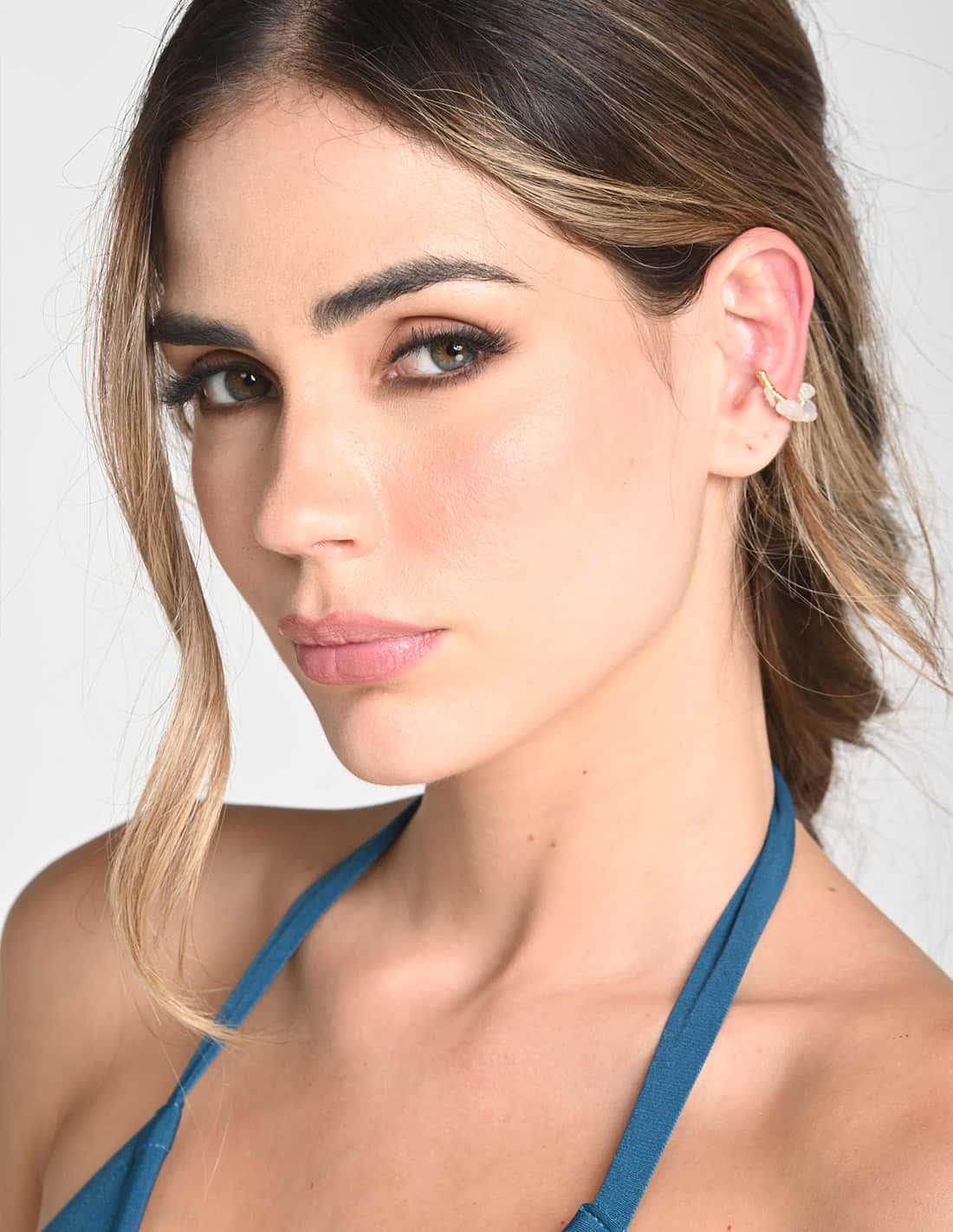 Ear Cuff Nala Adularia + Ivory