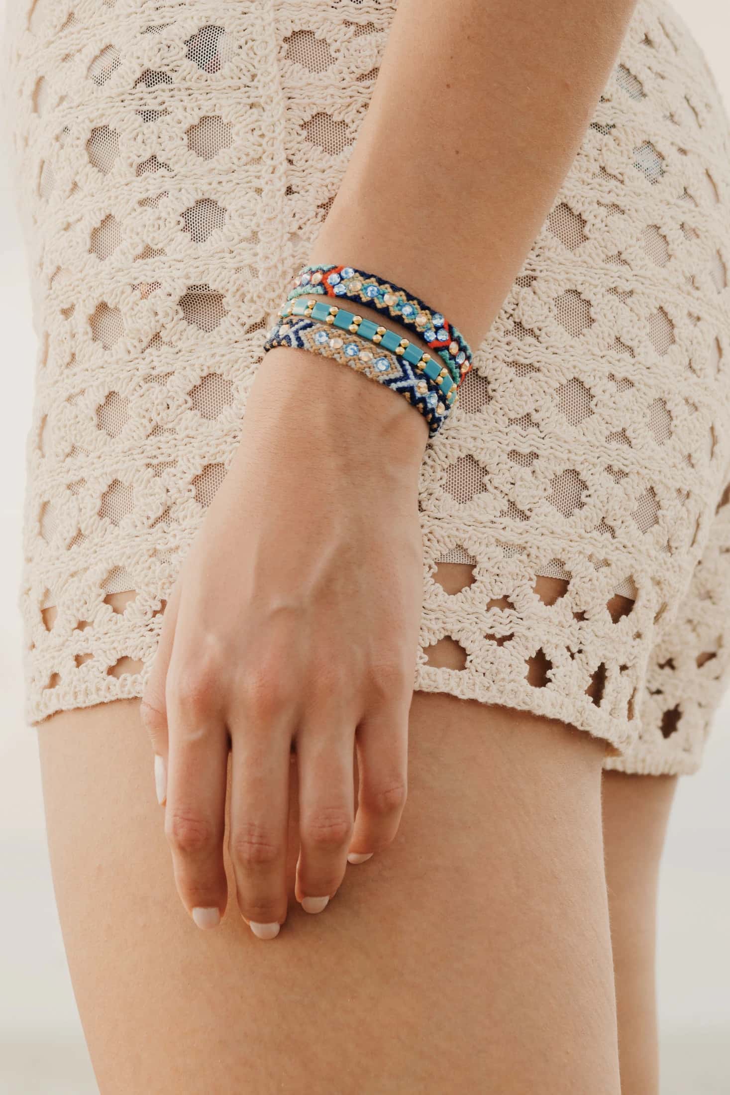 Beach Blue Wayuu Set | Ocean Escape Stack