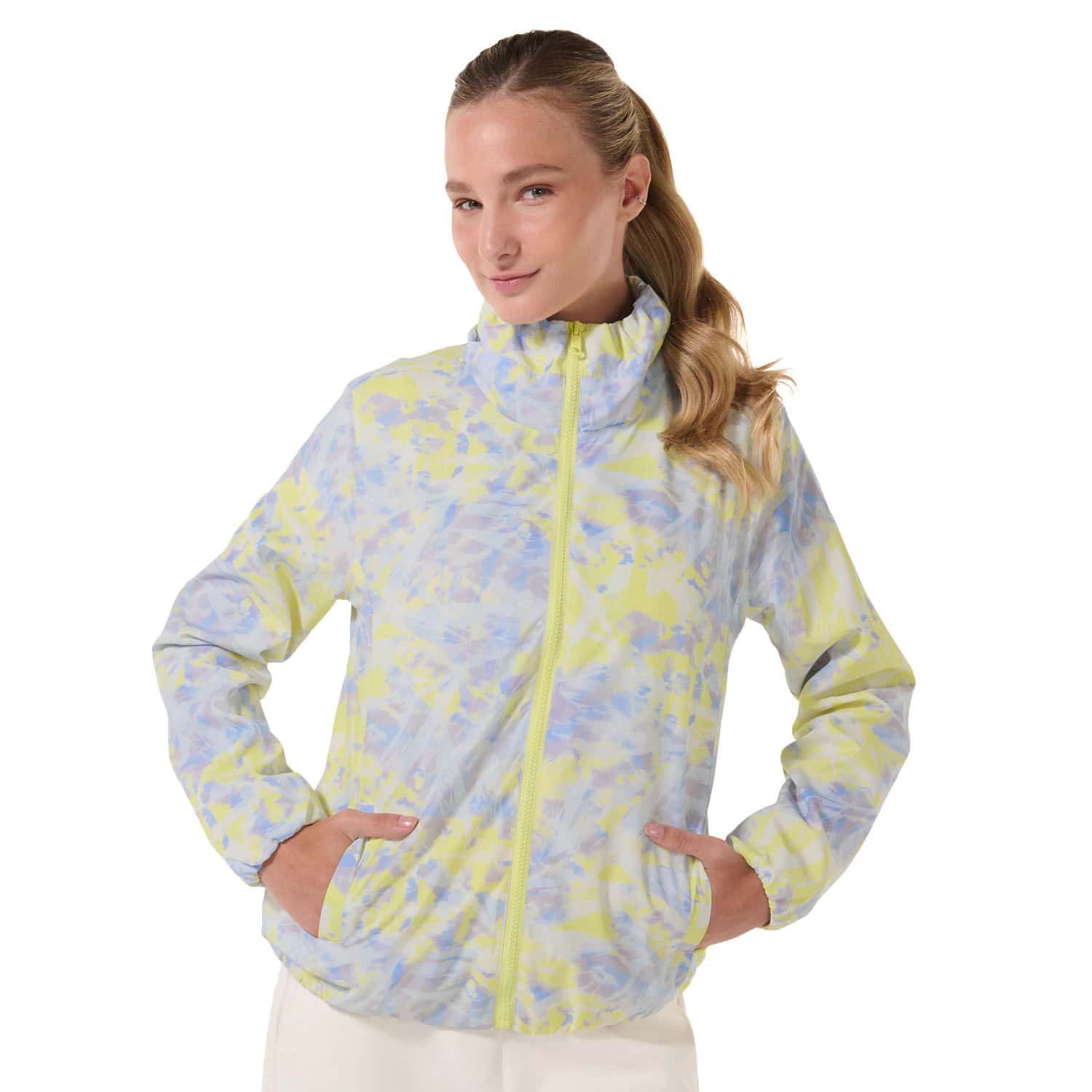 Chaqueta Rompevientos para Mujer Pray Gris