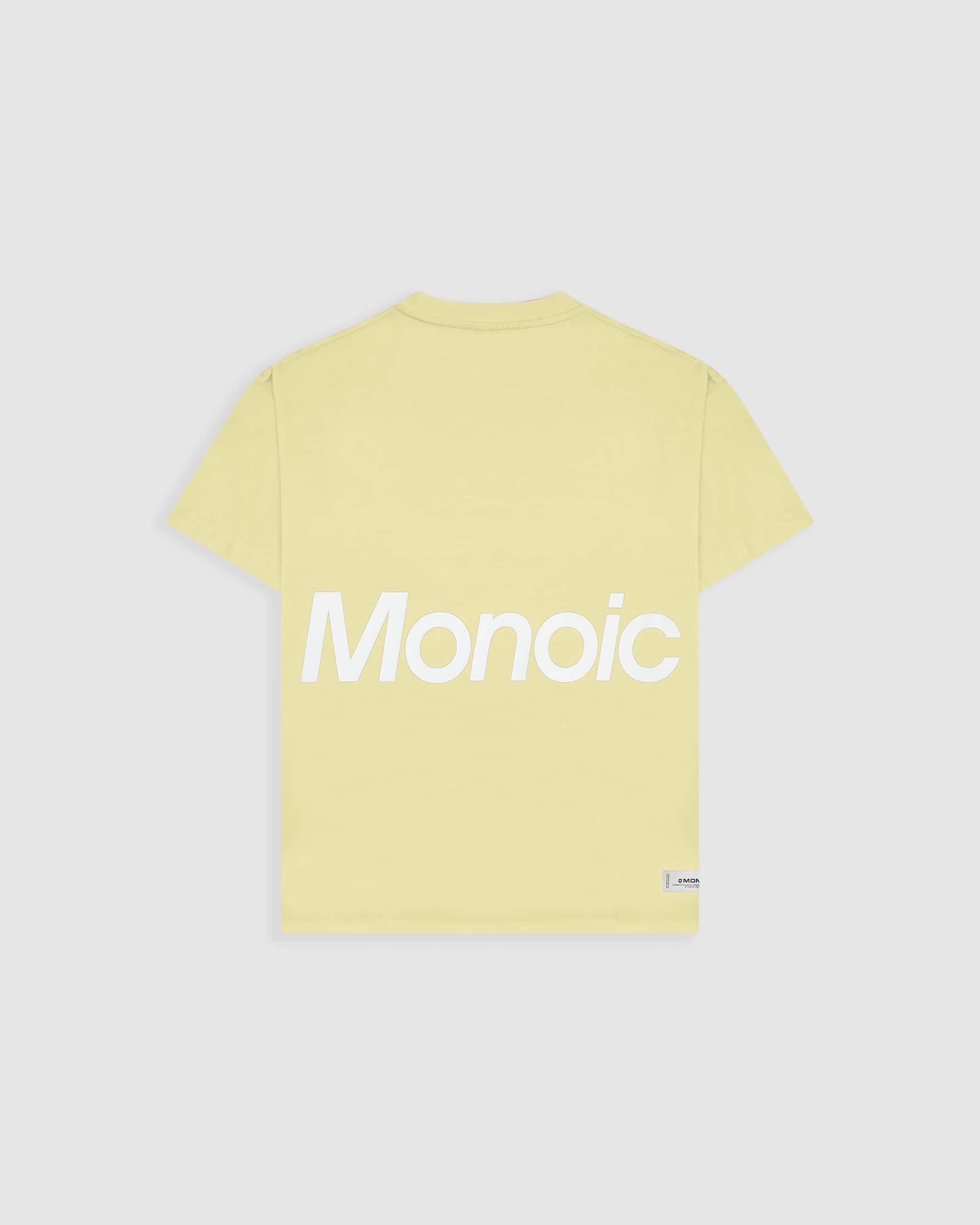 Camiseta Logo Oversized V3 - Amarillo Pastel