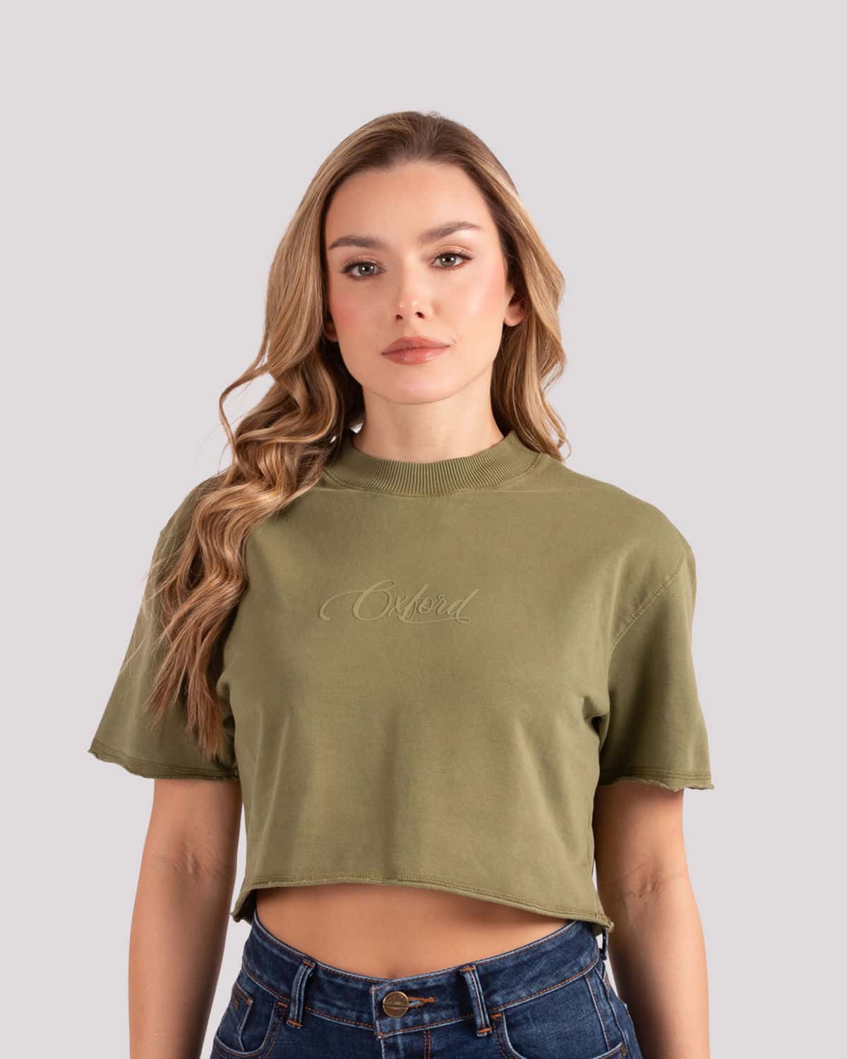 Camiseta verde para mujer