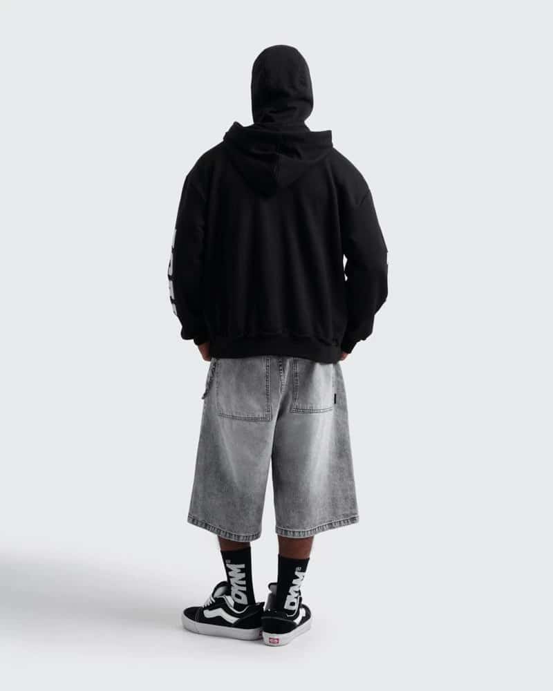 Hoodie Negro con Balaclava Street Armor - miniatura 7