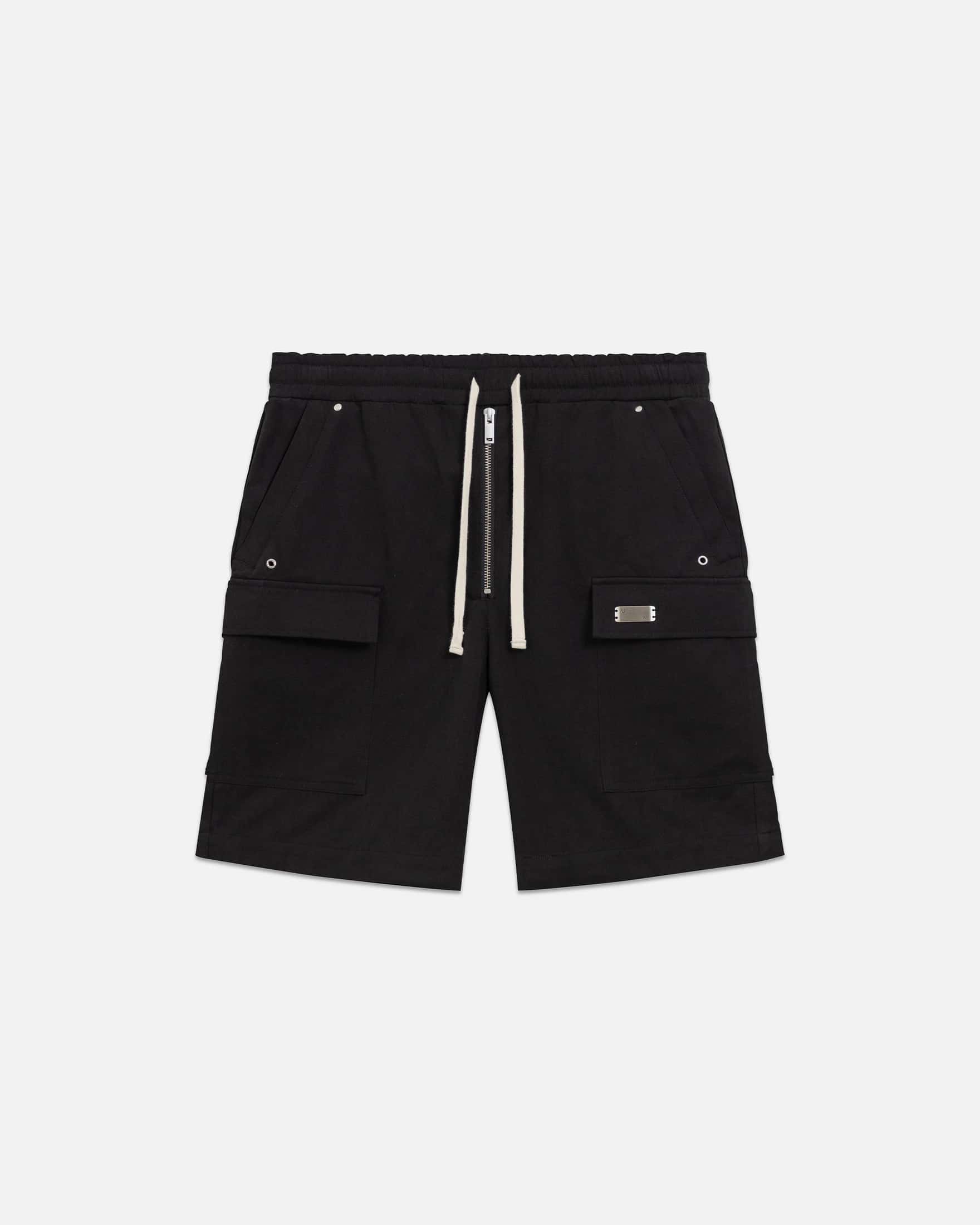 Basics Utility Zippered Shorts Black
