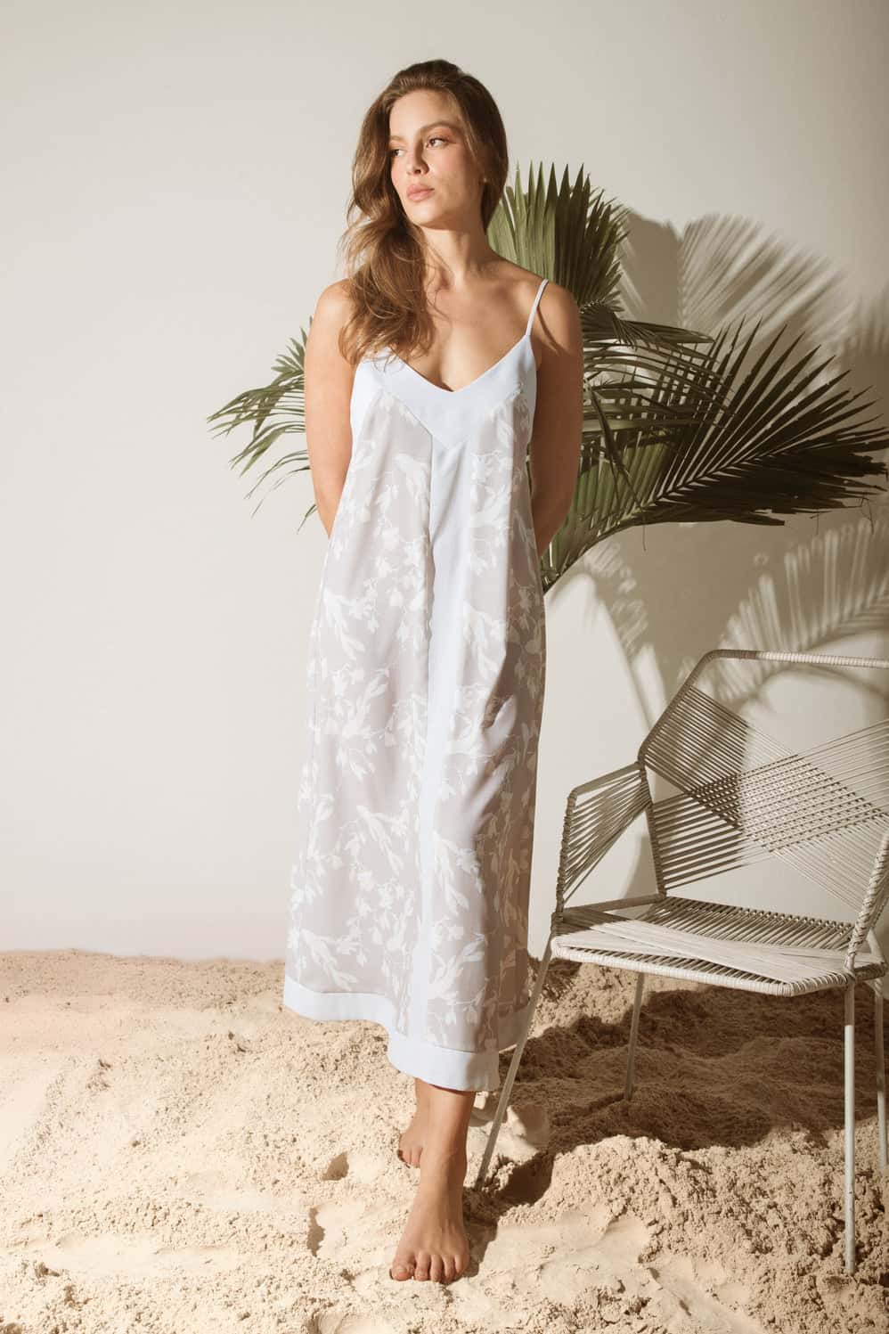 Vestido Okinawa Koi Nude - miniatura 1