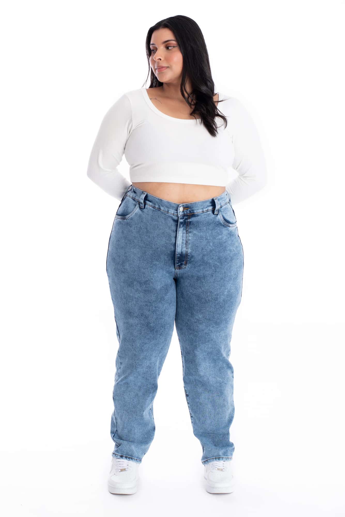 Jean Mom Azul Medio 401
