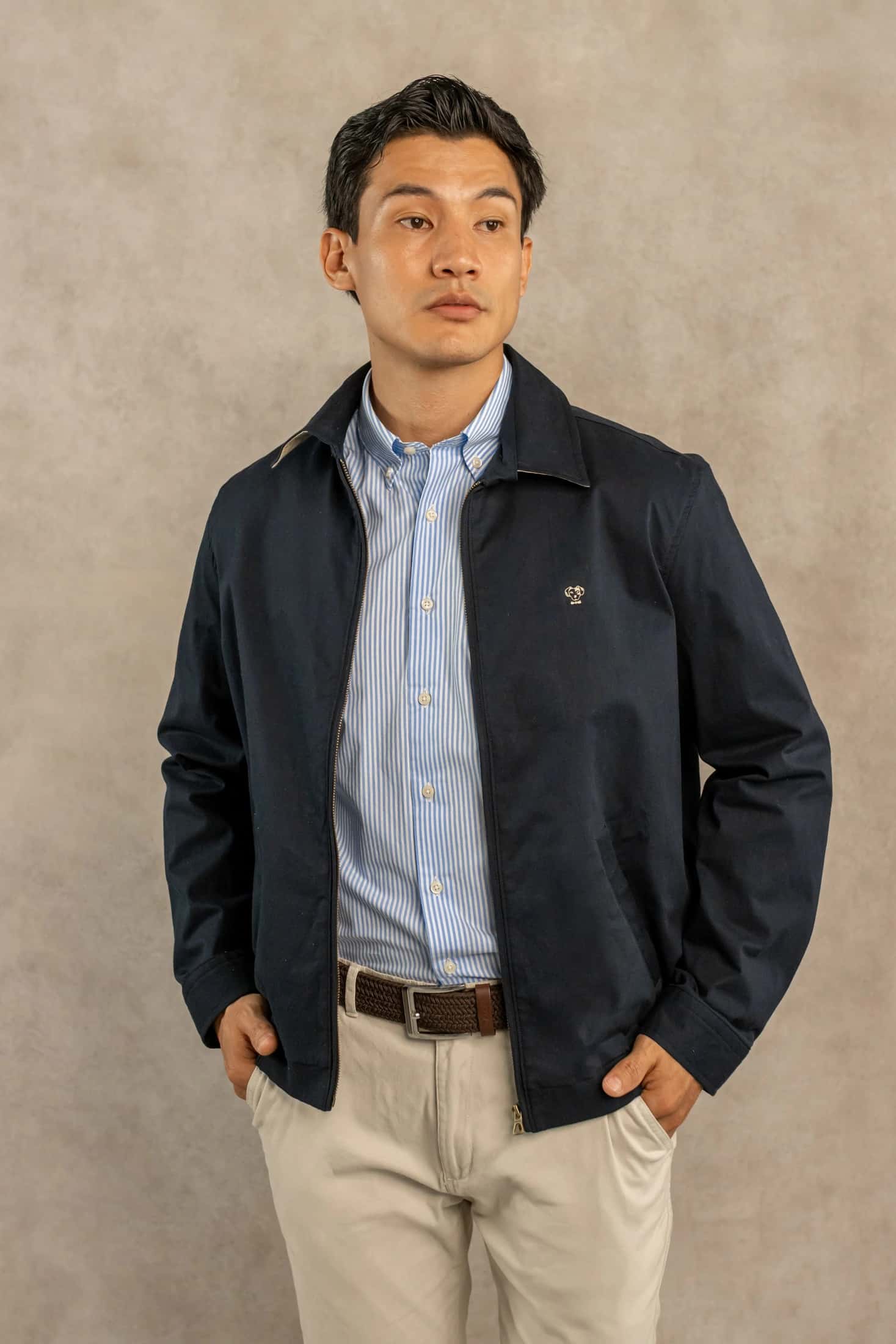 Chaqueta Kyoto Azul Oscuro - miniatura 7