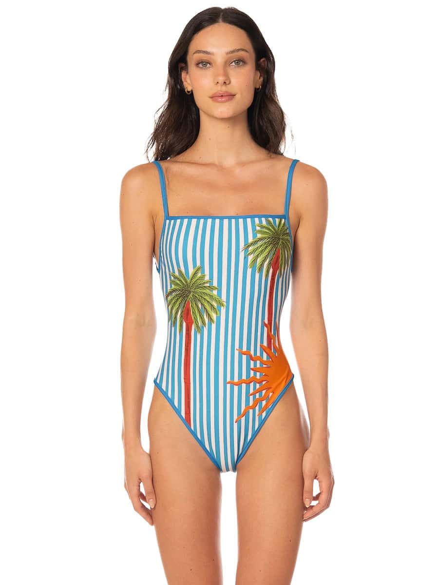 Maaji Prism Wave Biella Cheeky Cut Classic One Piece
