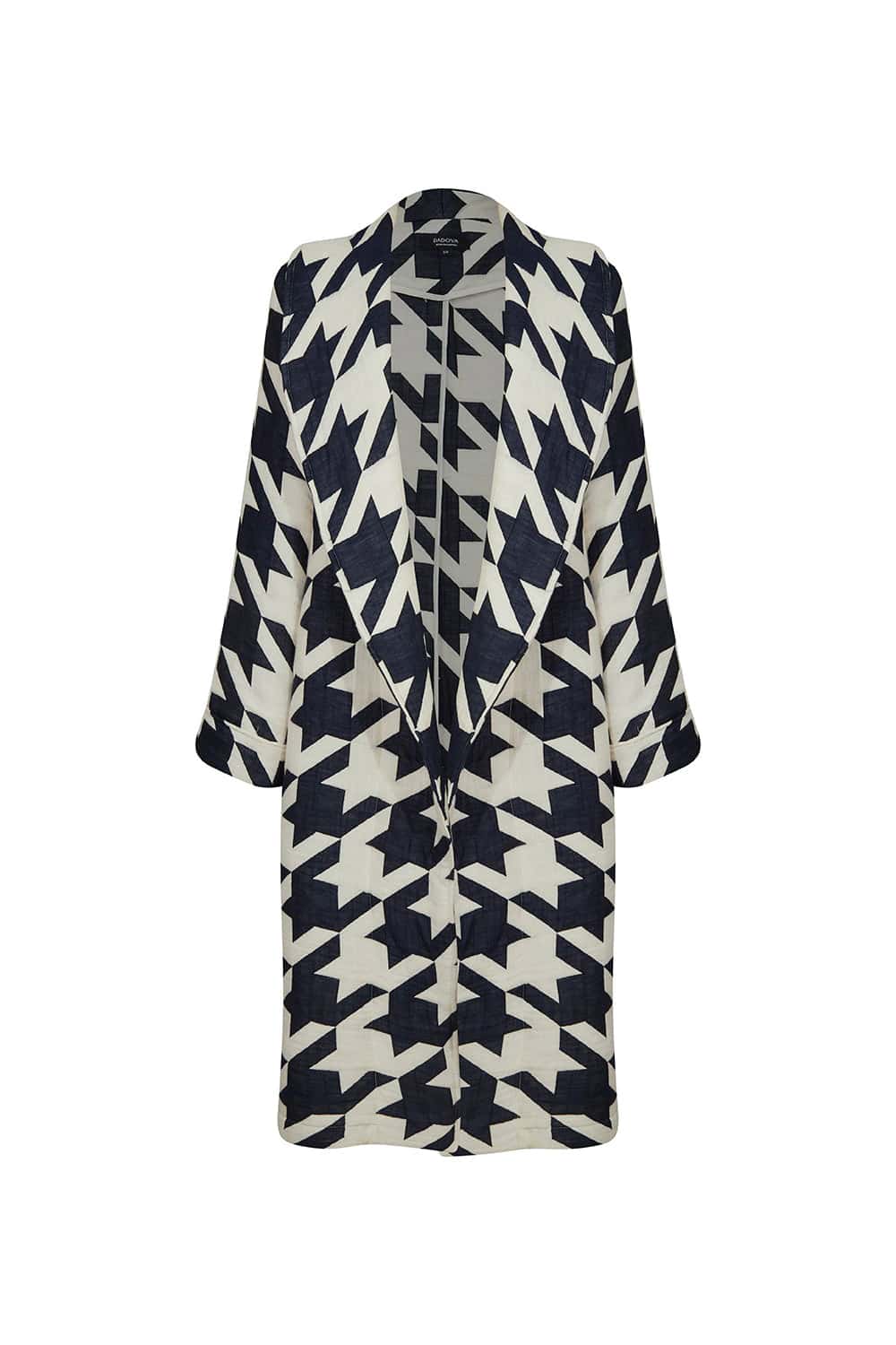 Sobretodo simbolismo magico jacquard navy