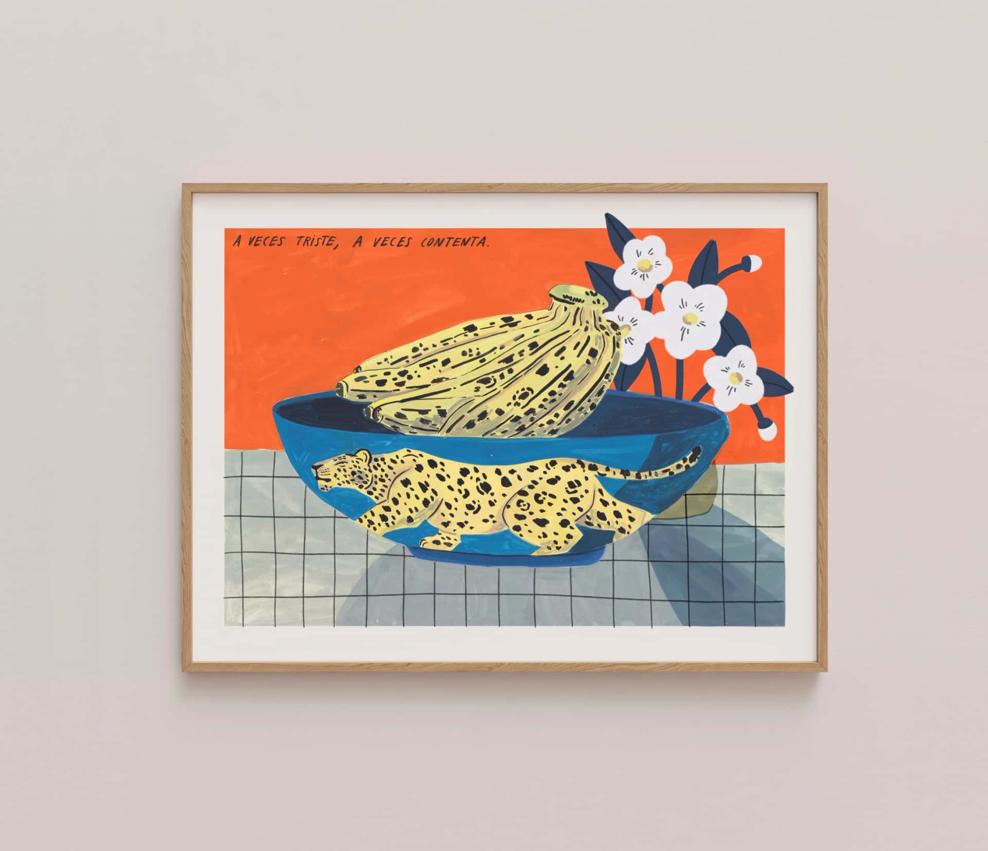 Jaguar y bananos
