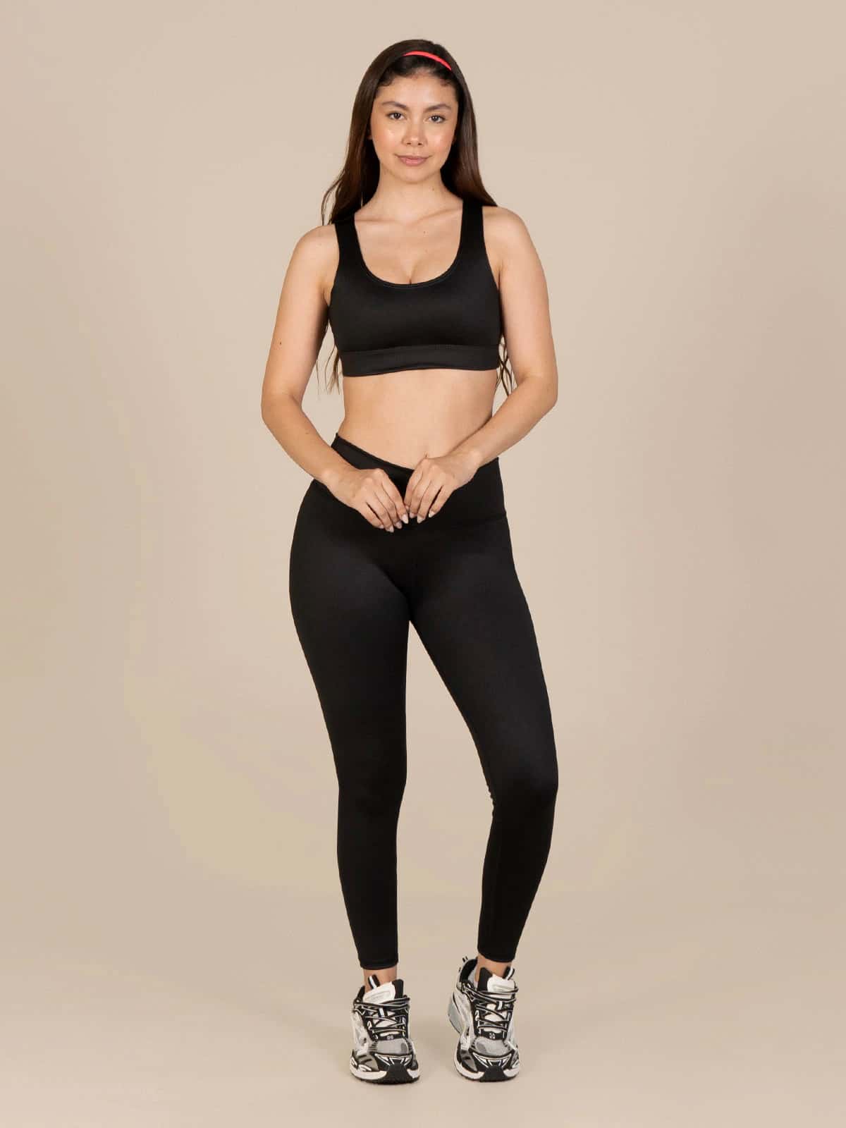 Black leggins set talla xs