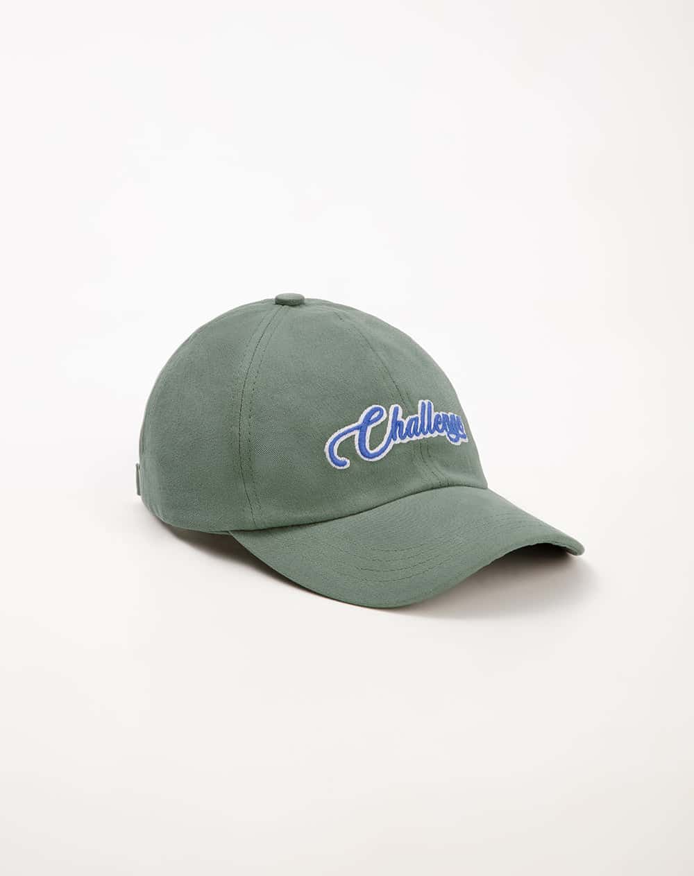 Gorra bordada verde unisex hombre