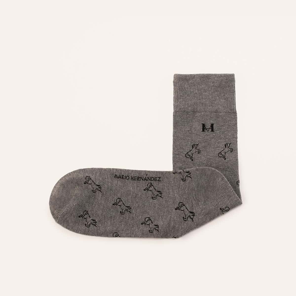Medias Unicornio Gris MH Socks