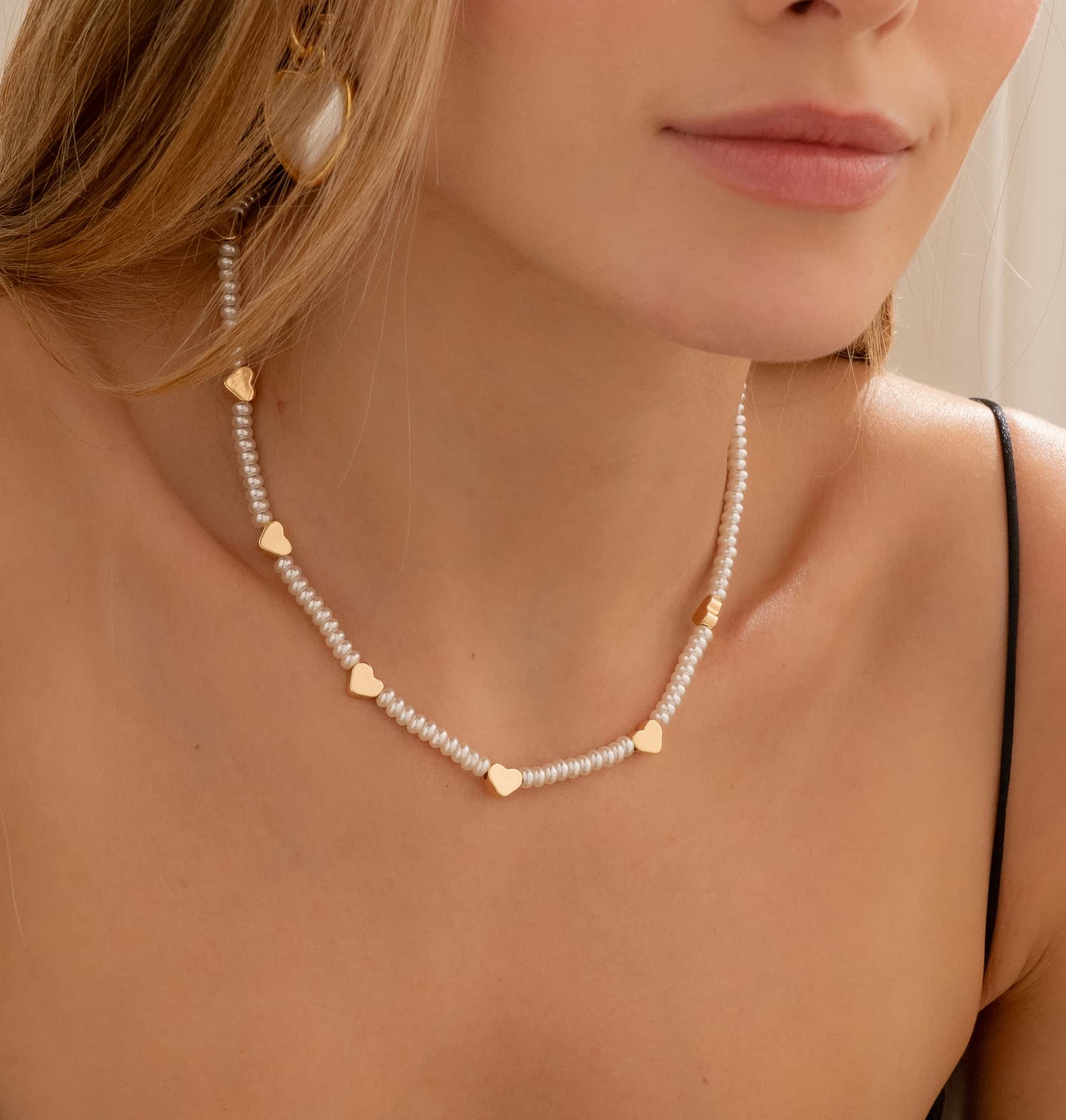 Choker Perla Corazón