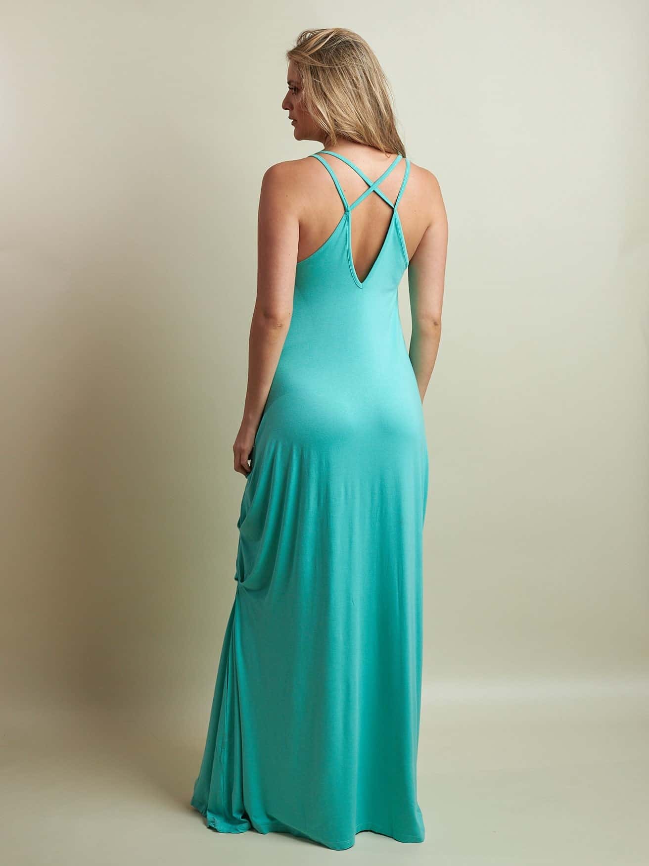 Vestido Elizabeth Verde Menta - miniatura 3
