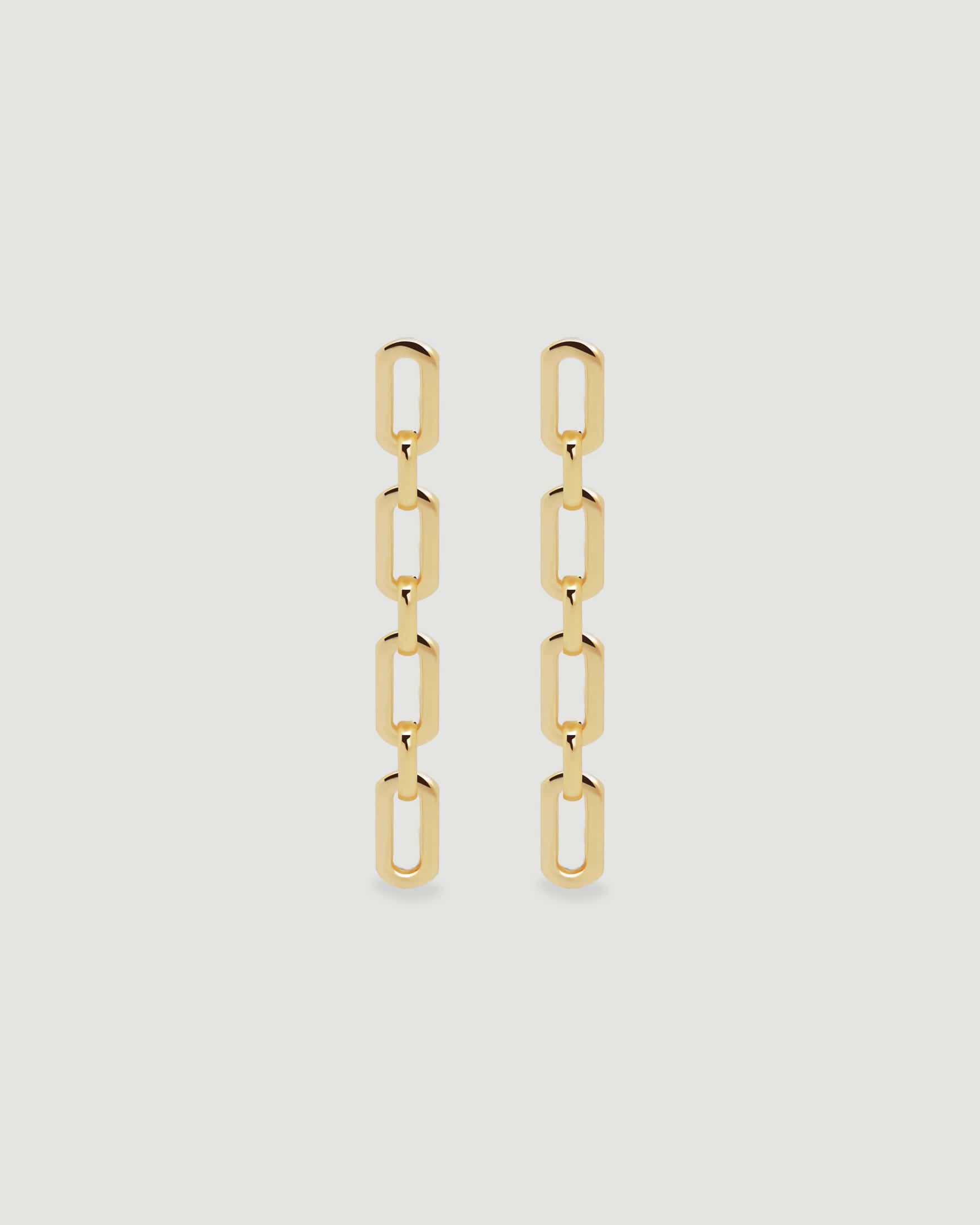 Aretes Eslabones Oro