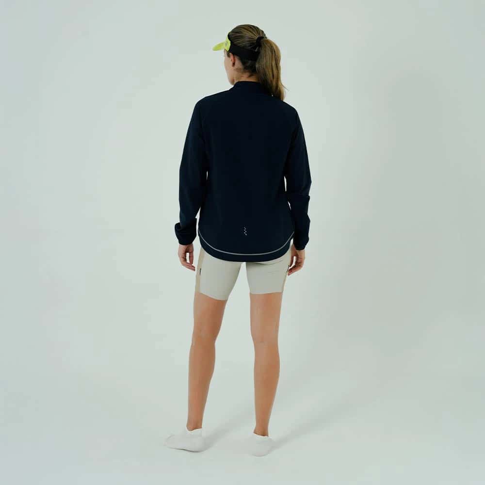 CHAQUETA RUNNING AQUALITE AZUL OSCURO PARA MUJER - miniatura 2