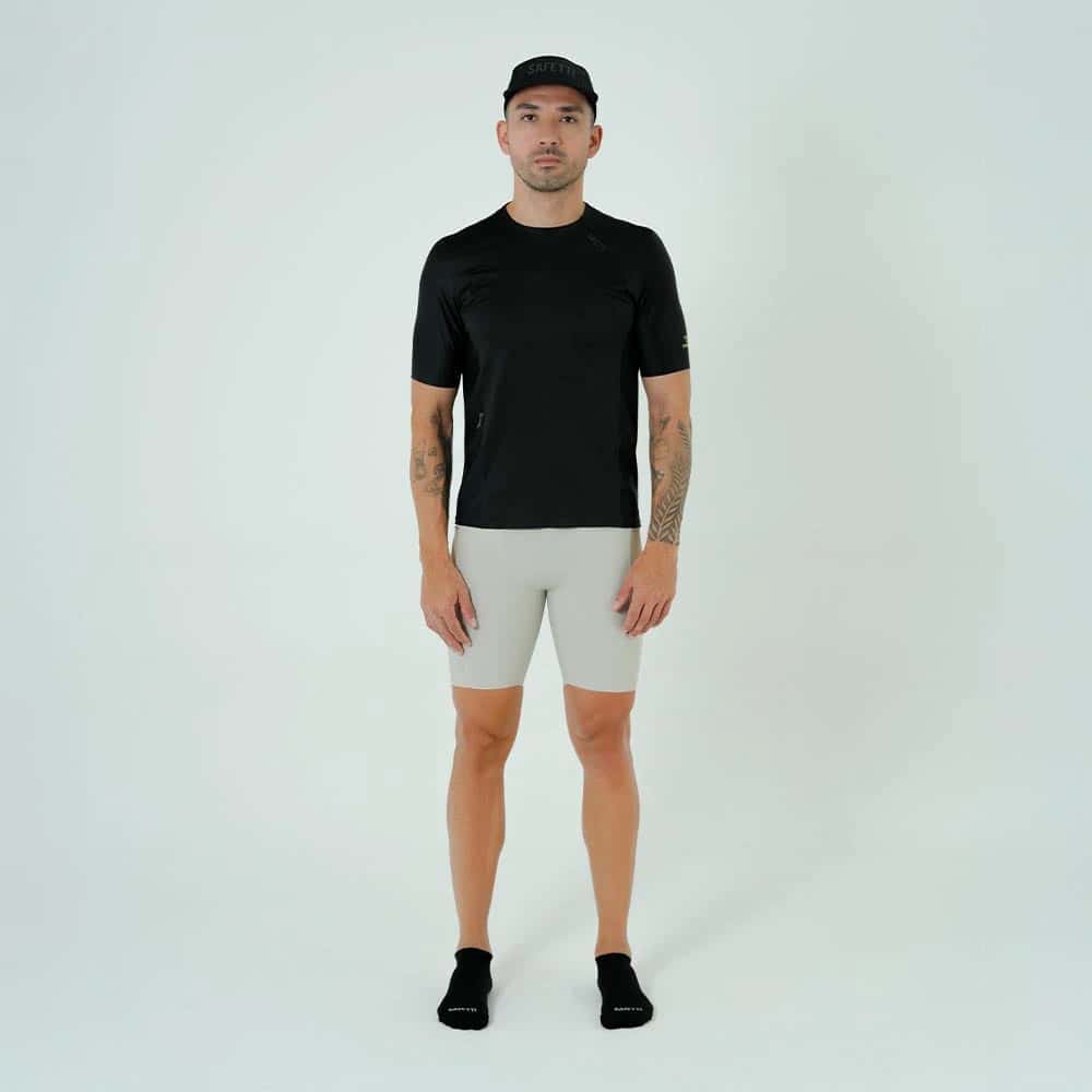 CAMISETA RUNNING MANGA CORTA PRO 405 NERO PARA HOMBRE - miniatura 1